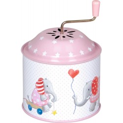 6: Die Spiegelburg Musical Box Elephant Light Pink Baby Charms - Legetøj