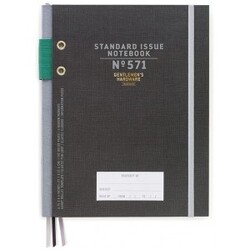 Gentlemen's Hardware Notebook Black Standard Issue - Notesbog