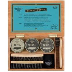 Gentlemen's Hardware - Shoe Shine Kit In Wood Box