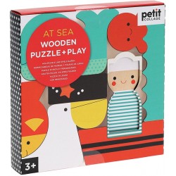 Petit Collage Puzzle & Play At Sea - Puslespil
