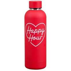 Yes Studio Happy Hour Vandflaske - Rød