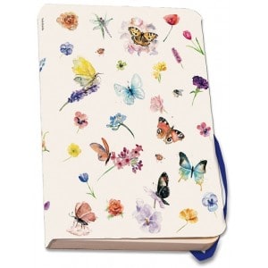 Billede af Notebook A5 Butterfly & Flower