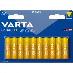 Varta Longlife Aa 10 Pack (b) - Batteri