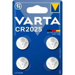 Varta Cr2025 Lithium Coin 4 Pack - Batteri