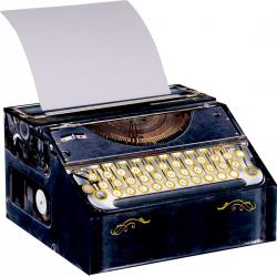 Die Spiegelburg Note Roll In Typewriter - Notesblok