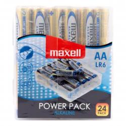 Maxell Batteries, Aa (lr6), Alkaline, 1.5 V, 24-pack - Batteri