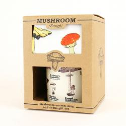 Gift Republic Set Mug And Socks Mushroom - Krus
