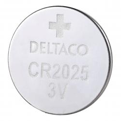 Deltaco Ultimate Lithium Battery, 3v, Cr2025 Button Cell, 1-pack - Batteri