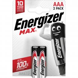Energizer Max AAA 2-pack - Batteri