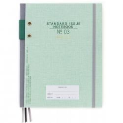 Designworks Ink Notebook Standard Issue Green - Notesbog