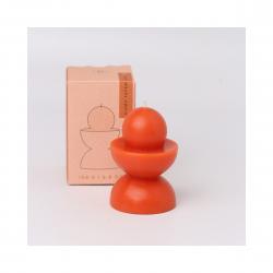 Paddywax Totem Candle Gizmo Red Orange - Lys